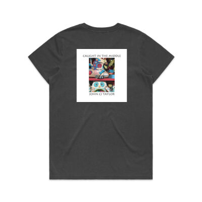CAUGHT IN THE MIDDLE - ALBUM ART - AS Colour - Faded Tee Thumbnail